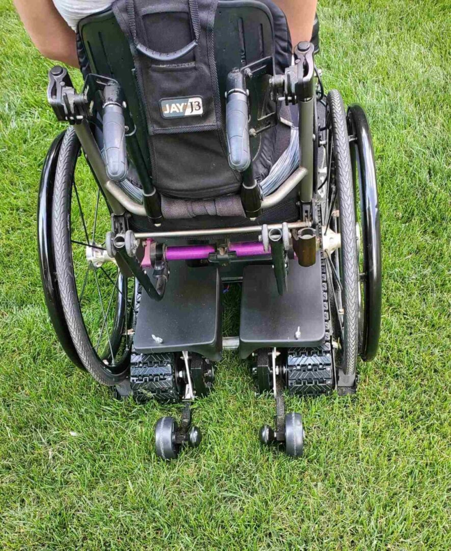 Custom wheelchair for outdoor use